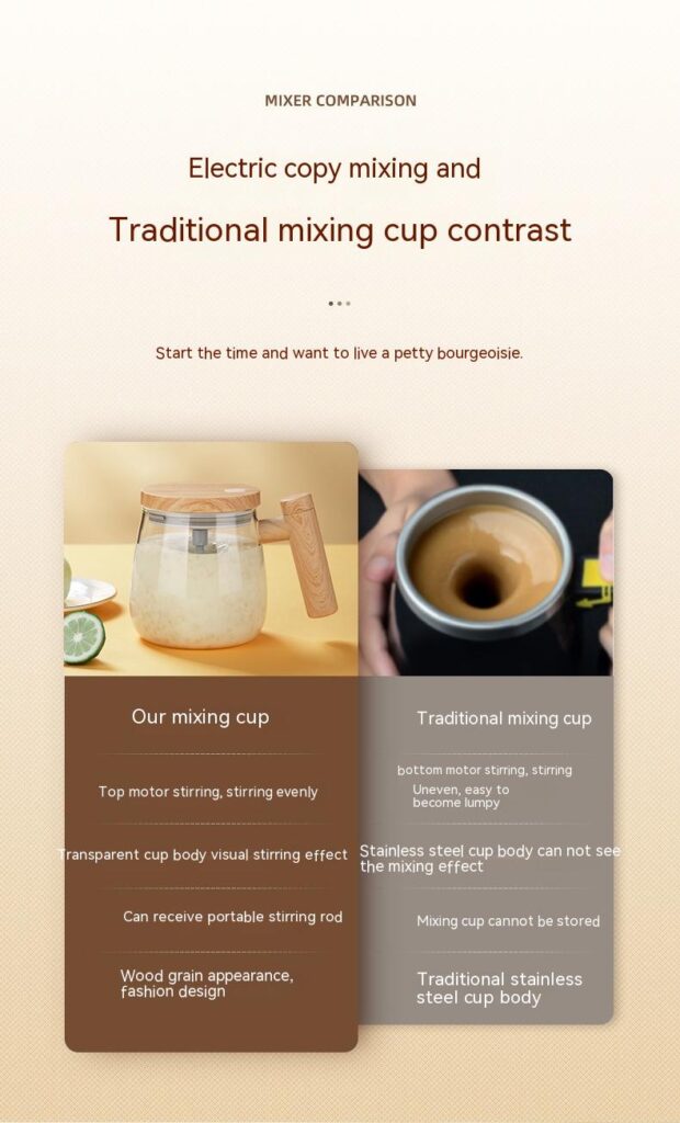 400ML Self Stirring Coffee Mug Electric Mixing Glass Coffee CupHigh Speed Fast Automatic Coffee Cup For Gyms Dining Room Kitchen Gadgets