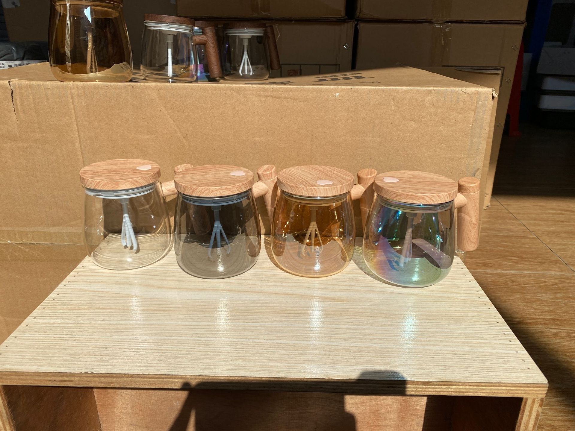 400ML Self Stirring Coffee Mug  Electric Mixing Glass Coffee CupHigh Speed Fast Automatic Coffee Cup For Gyms Dining Room Kitchen Gadgets - Image 23