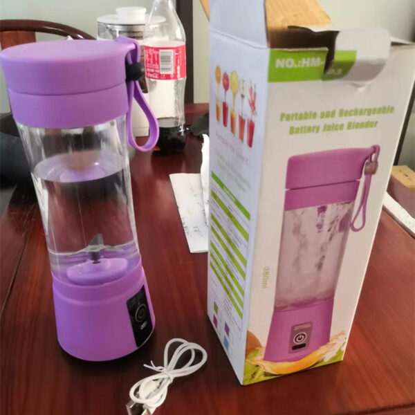 Portable Blender With USB Rechargeable Mini Kitchen Fruit Juice Mixer Home Simple Portable Electric Mini Juicer - Image 14