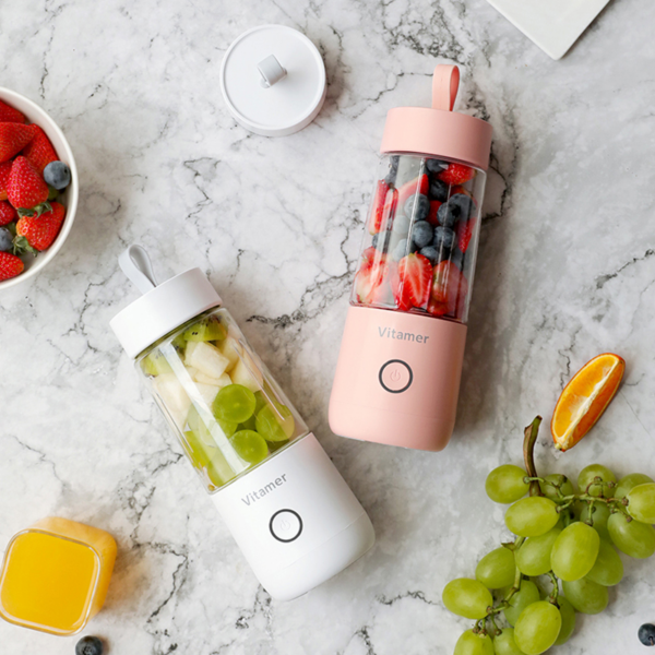 350ml Portable Blender Juicer Electric USB Rechargeable Mixer Smoothie Slushy Cup Juice Blender Bottle USB Charging Kitchen Gadgets - Image 20
