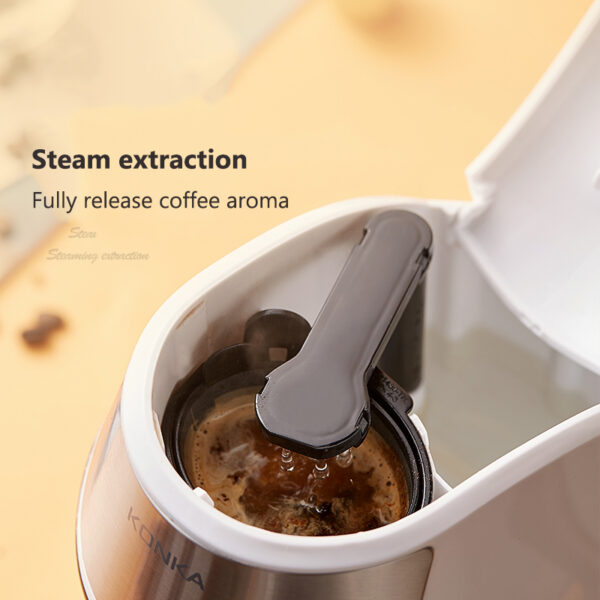 New Coffee Machine Fully Automatic Home Office Mini American Small Portable Coffee Maker - Image 11