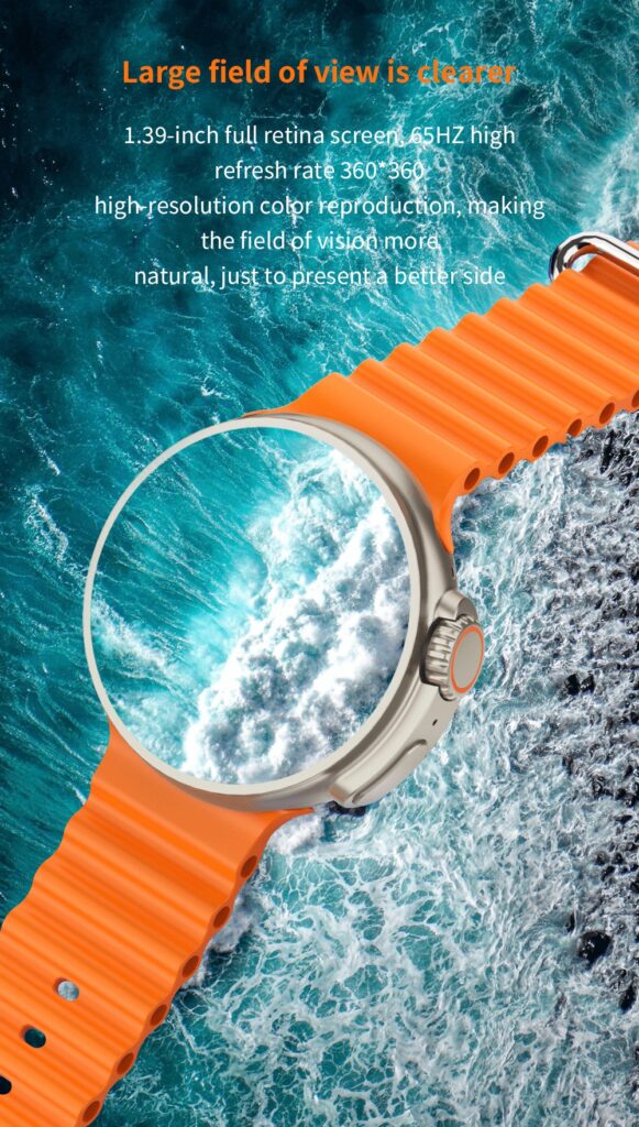 New K9 Smart Watch 1.39 Round Screen Encoder True Screw Clip Wireless Charging NFC Offline And Payment Function