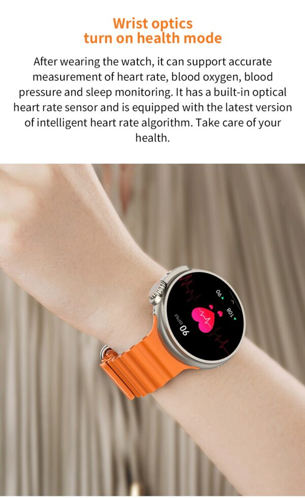 New K9 Smart Watch 1.39 Round Screen Encoder True Screw Clip Wireless Charging NFC Offline And Payment Function - Image 20