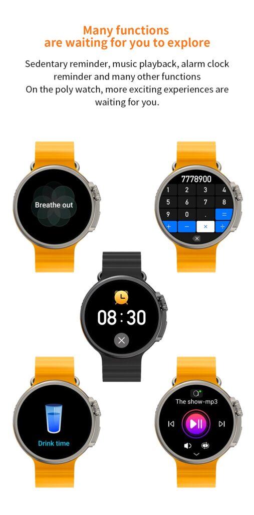 New K9 Smart Watch 1.39 Round Screen Encoder True Screw Clip Wireless Charging NFC Offline And Payment Function