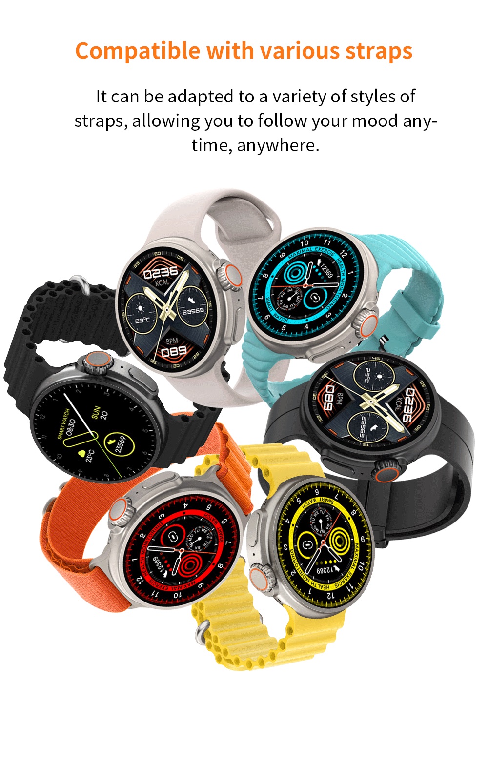 New K9 Smart Watch 1.39 Round Screen Encoder True Screw Clip Wireless Charging NFC Offline And Payment Function - Image 24