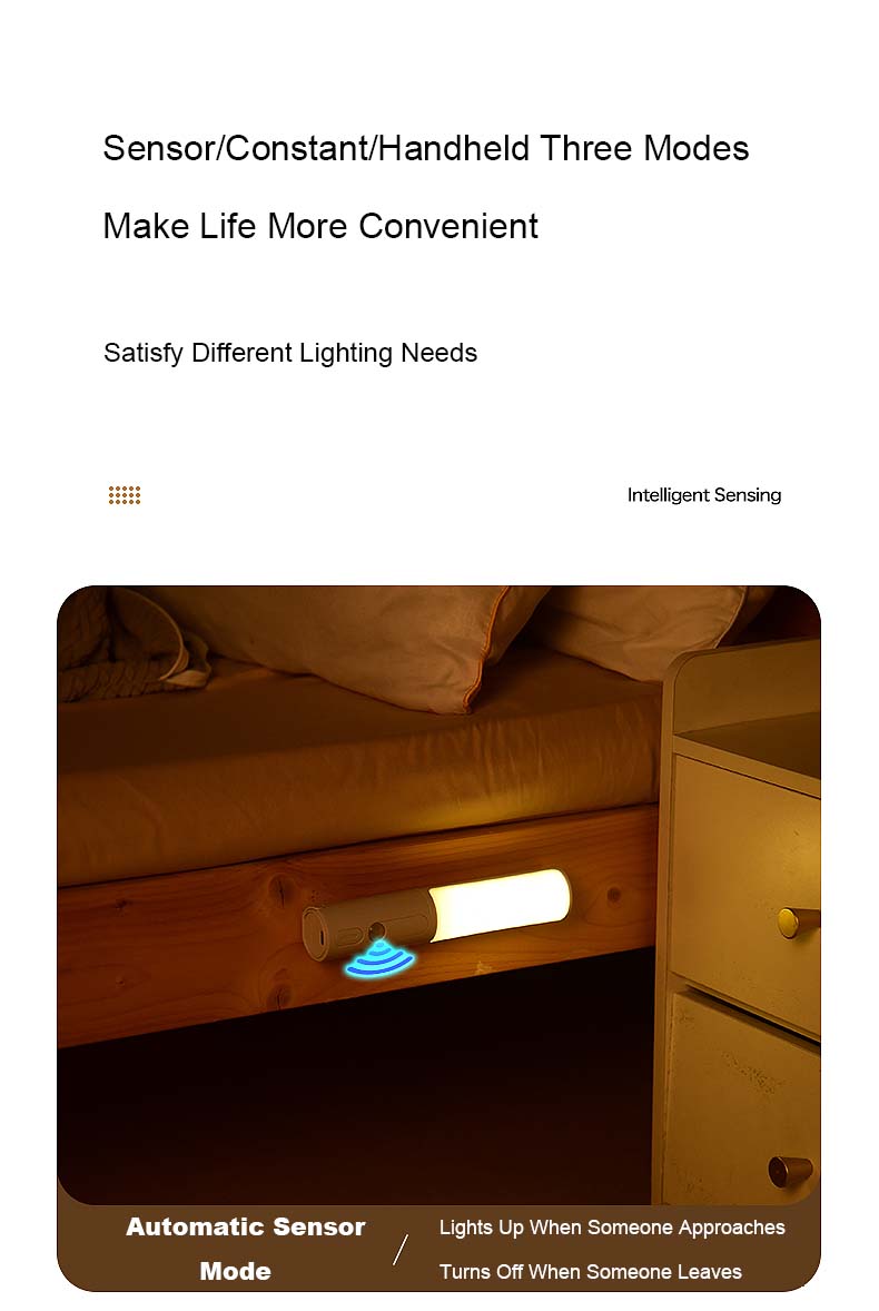 New Style Smart Human Body Induction Motion Sensor LED Night Light For Home Bed Kitchen Cabinet Wardrobe Wall Lamp - Image 24