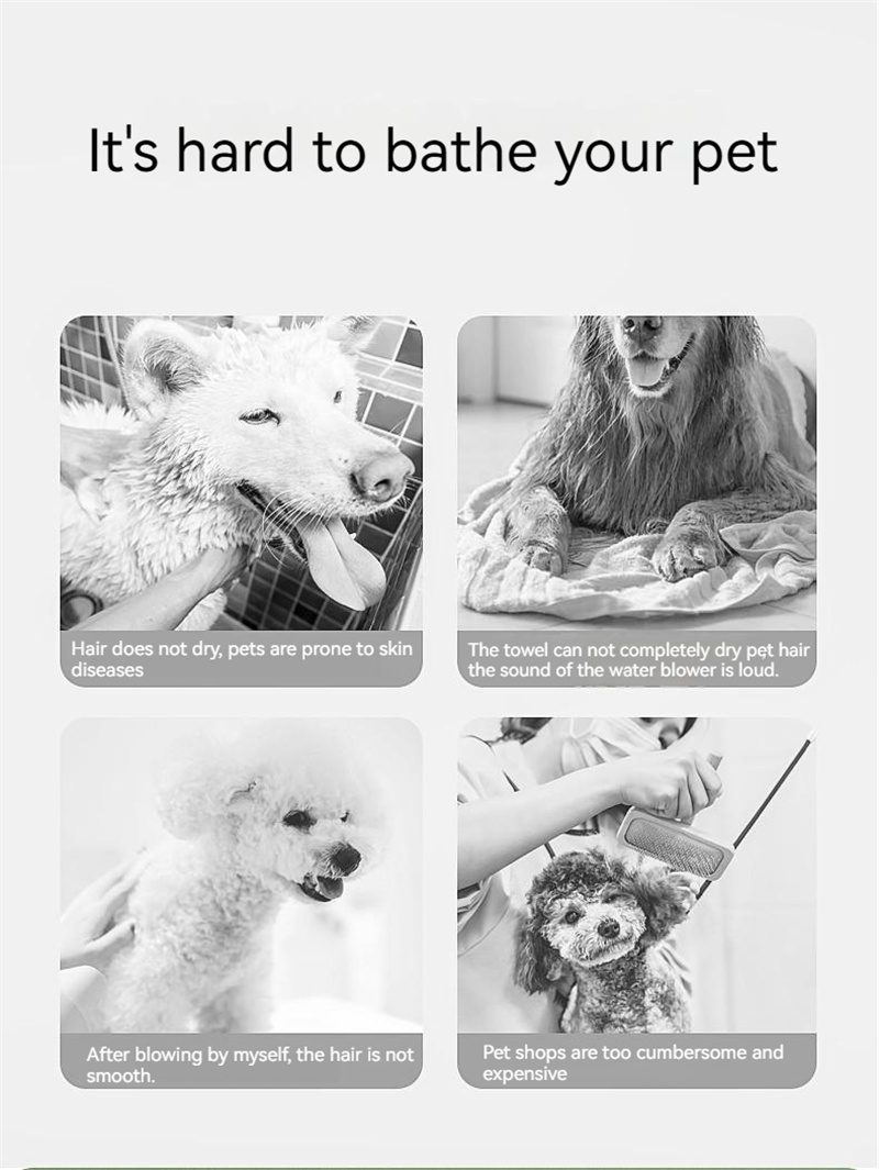 Smart Pet Hair Dryer Dog Golden Retriever Cat Grooming Hairdressing Blow & Comb Silent No Harm Pet Cleaning Supplies Pet Products - Image 26