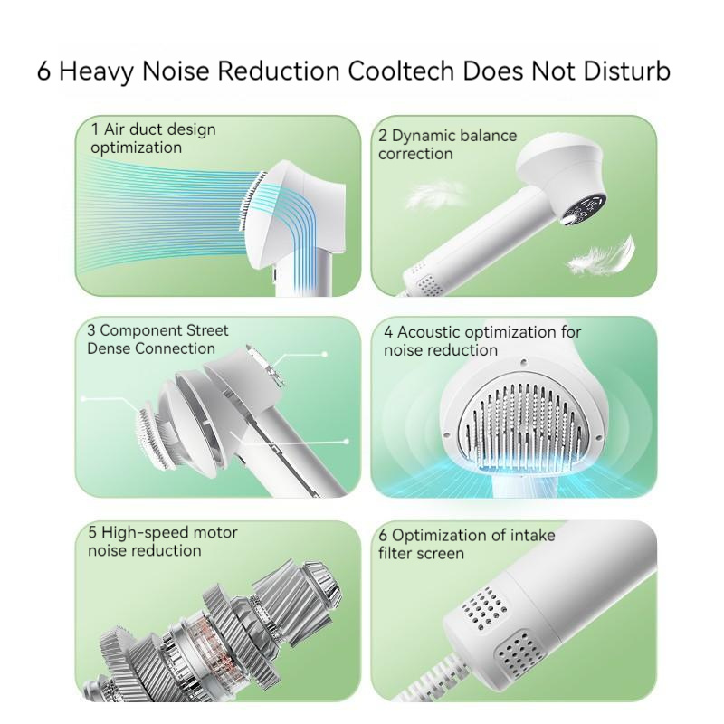 Smart Pet Hair Dryer Dog Golden Retriever Cat Grooming Hairdressing Blow & Comb Silent No Harm Pet Cleaning Supplies Pet Products - Image 22
