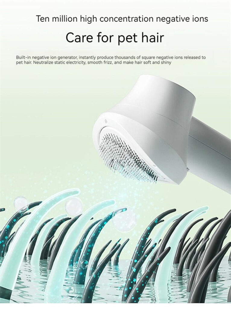 Smart Pet Hair Dryer Dog Golden Retriever Cat Grooming Hairdressing Blow & Comb Silent No Harm Pet Cleaning Supplies Pet Products
