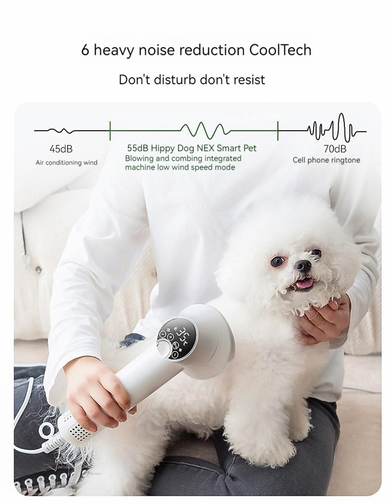 Smart Pet Hair Dryer Dog Golden Retriever Cat Grooming Hairdressing Blow & Comb Silent No Harm Pet Cleaning Supplies Pet Products - Image 14