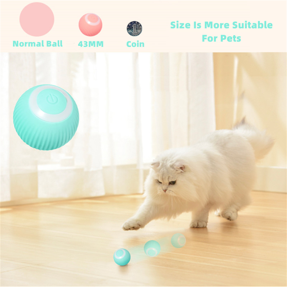 Cat Gravity Intelligent Rolling Ball Tease Toy Pet Automatic Rotating Ball - Image 13