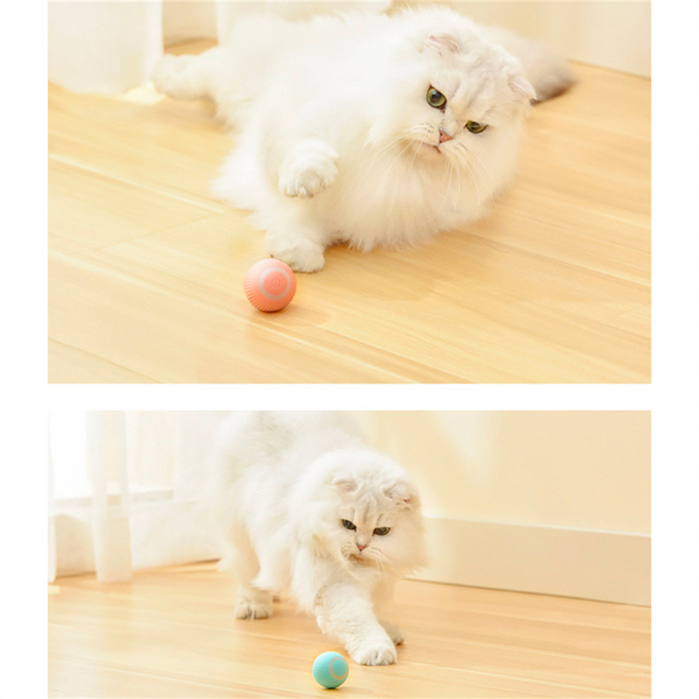 Cat Gravity Intelligent Rolling Ball Tease Toy Pet Automatic Rotating Ball - Image 14