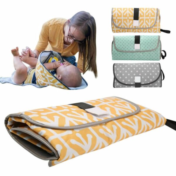 Portable Diaper Changing Pad Clutch for Newborn - Image 11