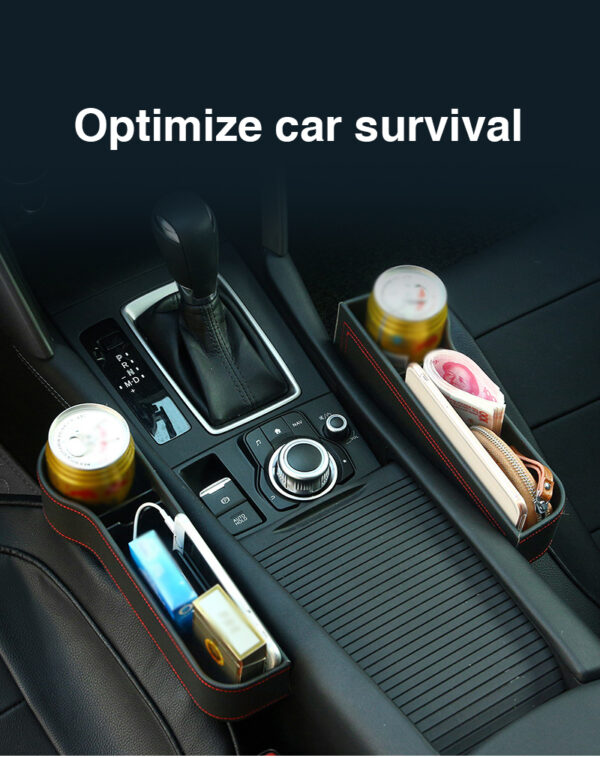 PU Car Organizer Seat Gap Storage Box Car Seat Side Slit for Wallet Phone Coins Cigarette Keys Cards Car Accessories - Image 12