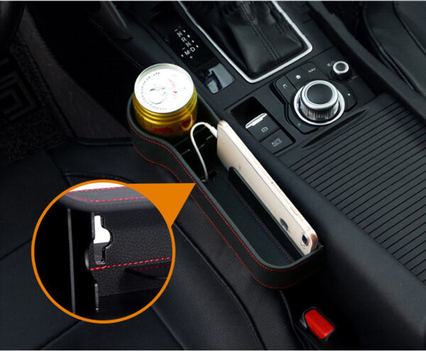 PU Car Organizer Seat Gap Storage Box Car Seat Side Slit for Wallet Phone Coins Cigarette Keys Cards Car Accessories - Image 11