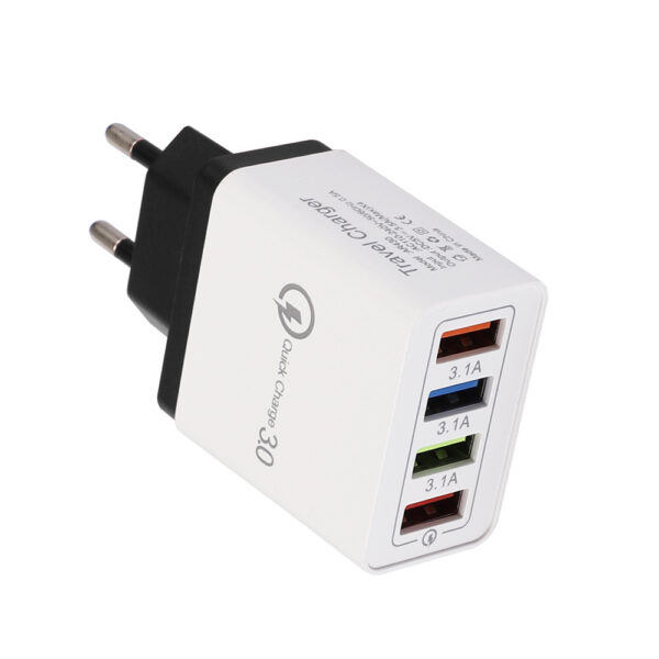 USB Charger Quick Charge 3.0 4 Phone Adapter For Tablet Portable Wall Mobile Charger Fast Charger - Image 13