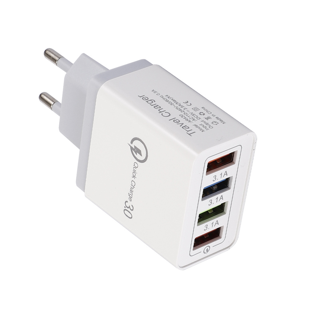 USB Charger Quick Charge 3.0 4 Phone Adapter For Tablet Portable Wall Mobile Charger Fast Charger - Image 17