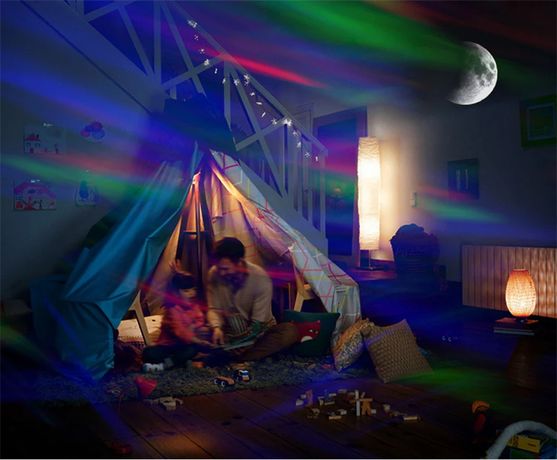 Aurora Borealis Starlight Projectors LED Galaxy Star Atmosphere Galaxy Night Light Home Bedroom Sky Moon Lamp Room Decor Gift - Image 11