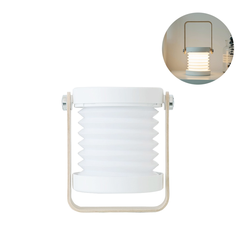 Foldable Touch Dimmable Reading LED Night Light Portable Lantern Lamp USB Rechargeable For Home Decor - Image 16