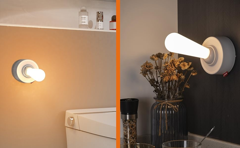Toggle Light Indoor Bedroom Bedside Atmosphere Light Silicone USB Rechargeable Wall Light Silicone Small Night Lamp Decoration Home Decor - Image 10