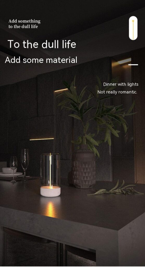 New LED Camping Light Type-c Rechargeable Portable Night Light With High Transparency And Anti Drop Creative Atmosphere Light