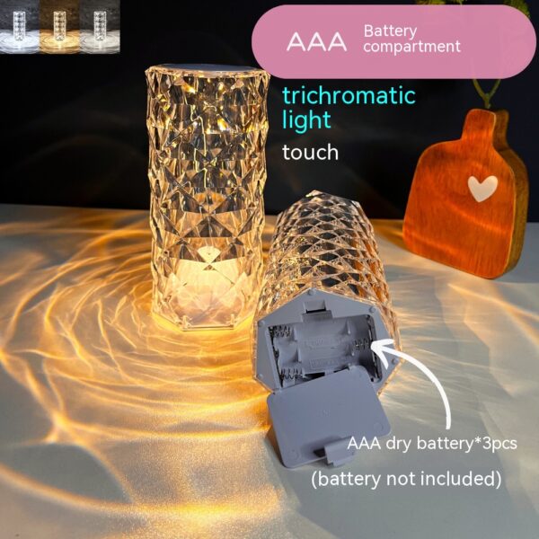 Crystal Rose Lamp Atmosphere Creative Led Table Lamp - Image 12