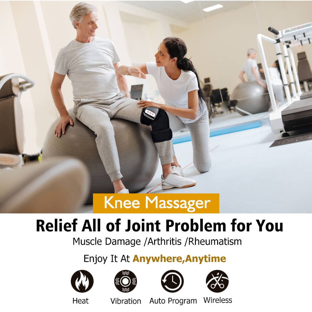 Electric Infrared Heating Knee Massager Wrap Elbow Joint Support Vibration Therapy Physiotherapy Machine Pain Relief Massageador - Image 14