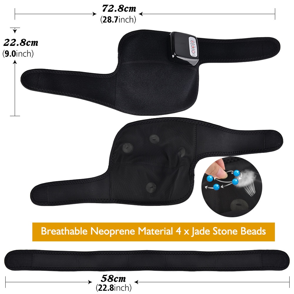 Electric Infrared Heating Knee Massager Wrap Elbow Joint Support Vibration Therapy Physiotherapy Machine Pain Relief Massageador - Image 12