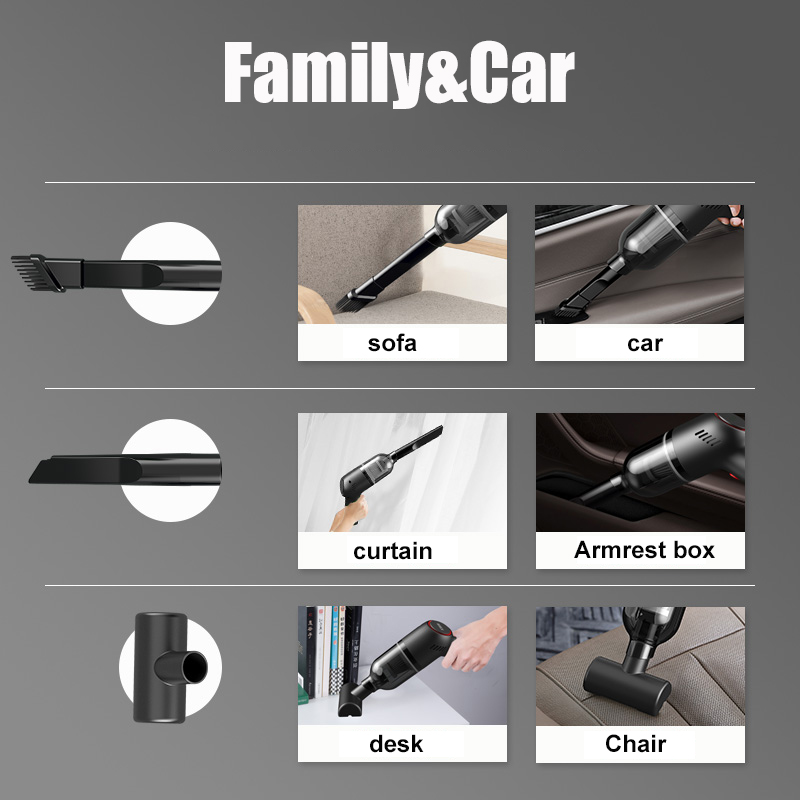 Mini Fashion Car High-Power Car Vacuum Cleaner - Image 13