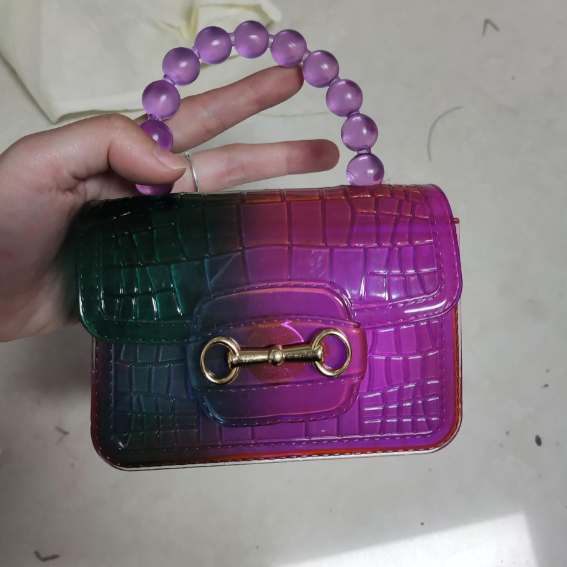 Pearl Handheld Transparent Jelly Bag - Image 12