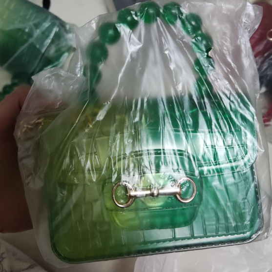 Pearl Handheld Transparent Jelly Bag - Image 13