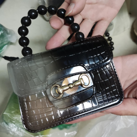 Pearl Handheld Transparent Jelly Bag - Image 15