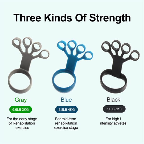 Silicone Grip Device Finger Exercise Stretcher Arthritis Hand Grip Trainer Strengthen Rehabilitation Training To Relieve Pain - Image 19
