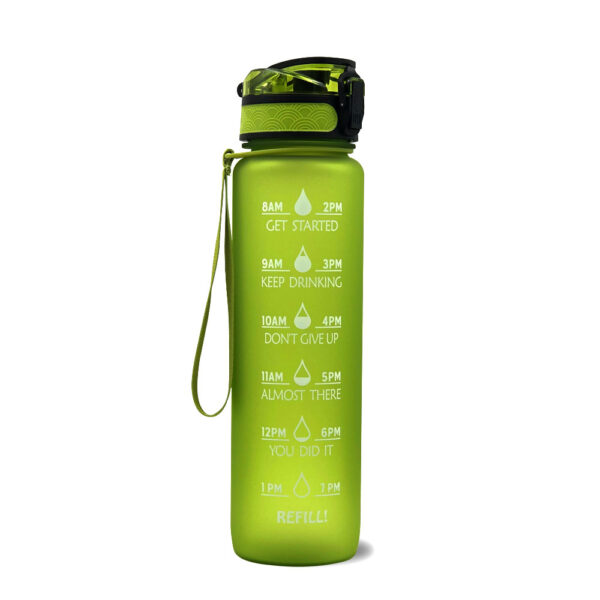1L Tritan Water Bottle With Time Marker Bounce Cover Motivational Water Bottle Cycling Leakproof Cup For Sports Fitness Bottles - Image 17