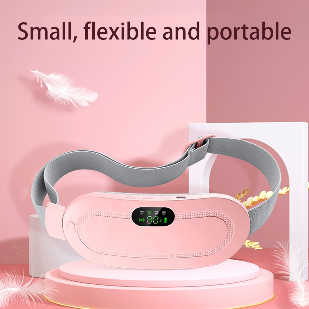 Menstrual Heating Pad Smart Warm Belt Relief Waist Pain Cramps Vibrating Abdominal Massager Electric Waist Belt Device - Image 11