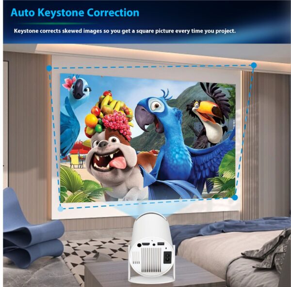 HY300 Pro Projector Home Theater Entertainment Portable Small Projector - Image 16