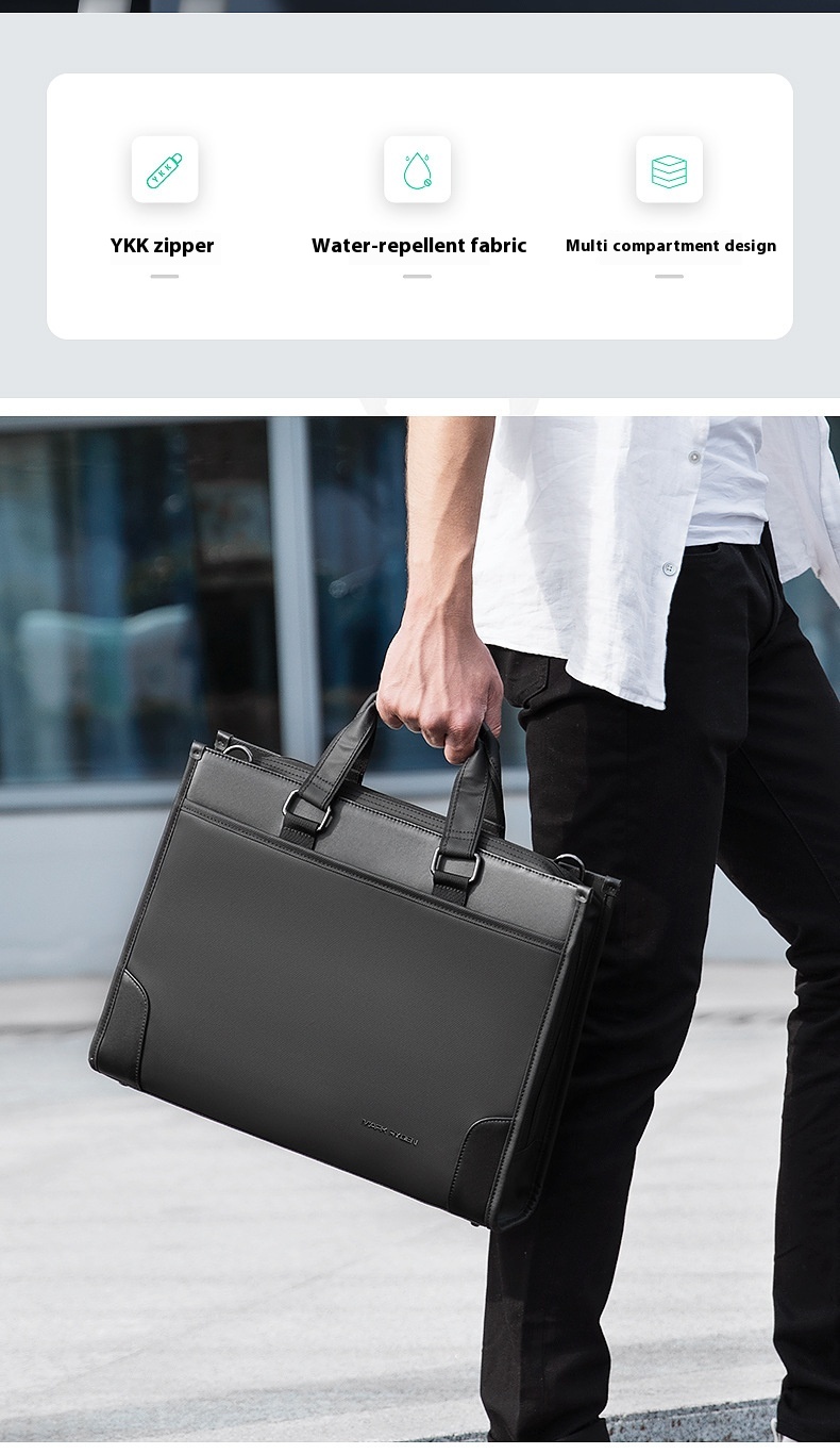 Men's Business Handheld Notebook Computer Briefcase - Image 15