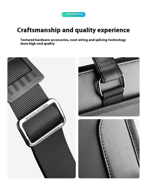 Men's Business Handheld Notebook Computer Briefcase - Image 17