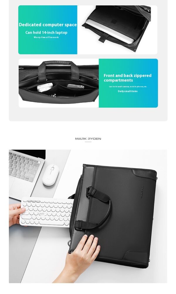 Men's Business Handheld Notebook Computer Briefcase - Image 18