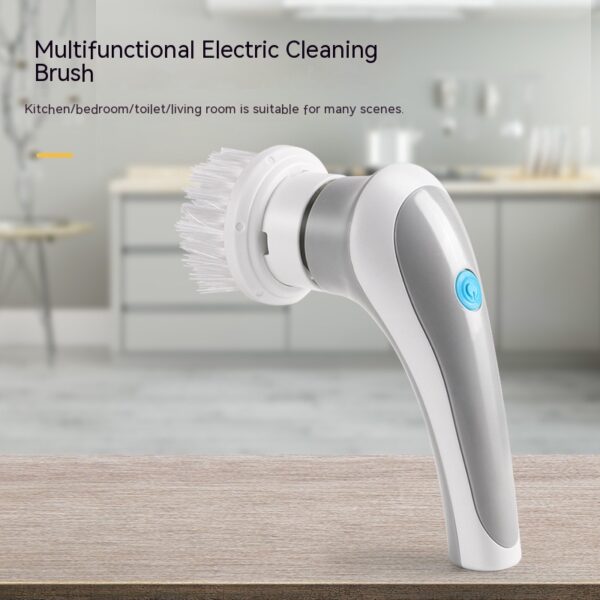 Electric Cleaning Brush 4 In 1 Spinning Scrubber Handheld Electric Cordless Cleaning Brush Portable - Image 11