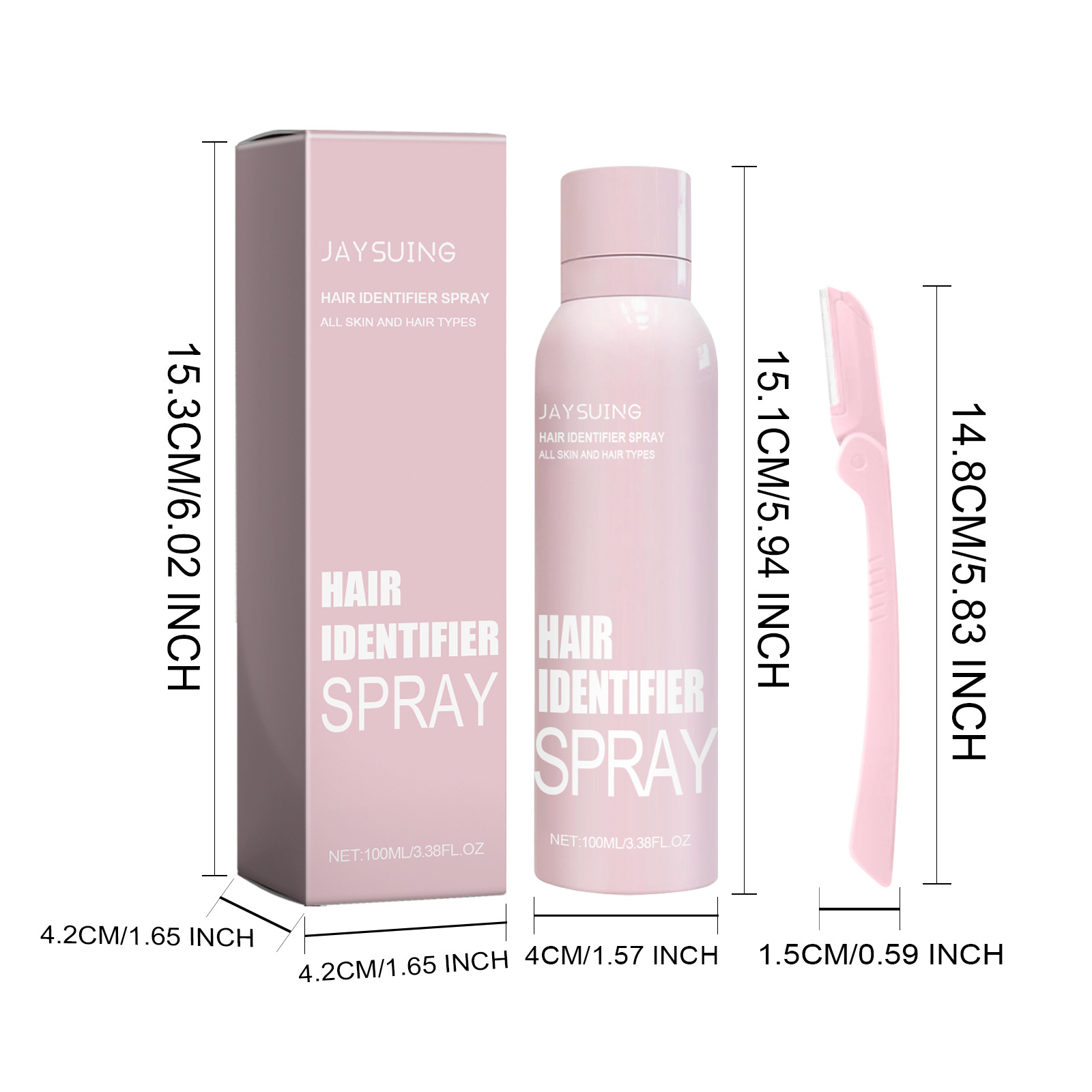 Hair Identifier Spray Set For Face Shaving Moisturizing Dermaplaner Spray For Face Shaving Skin Care - Image 11