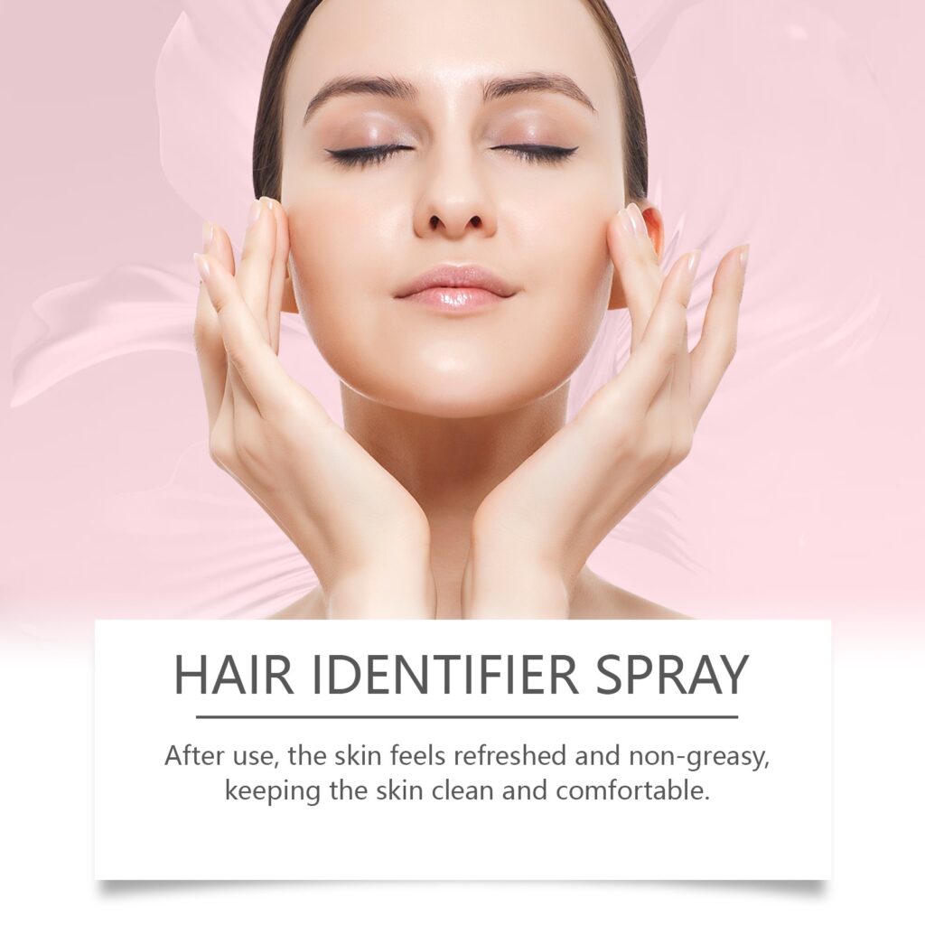 Hair Identifier Spray Set For Face Shaving Moisturizing Dermaplaner Spray For Face Shaving Skin Care