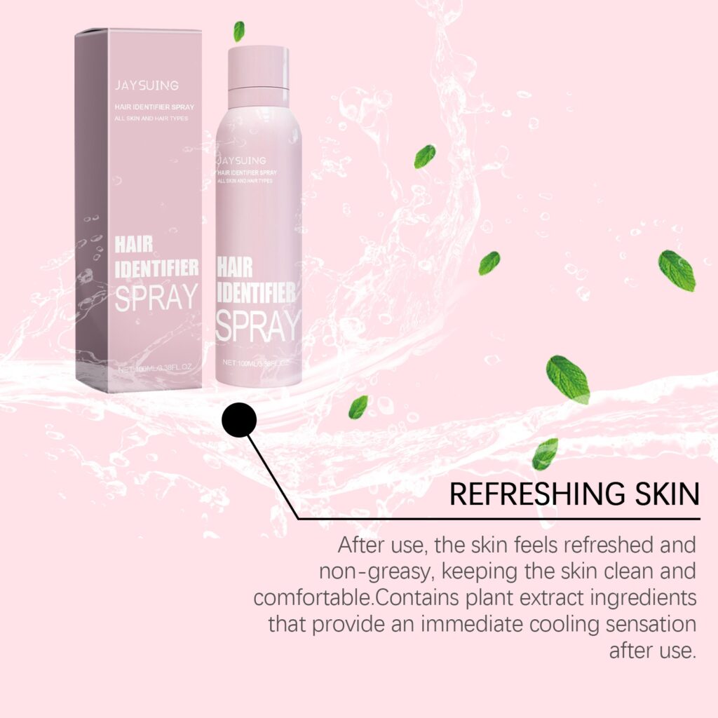 Hair Identifier Spray Set For Face Shaving Moisturizing Dermaplaner Spray For Face Shaving Skin Care