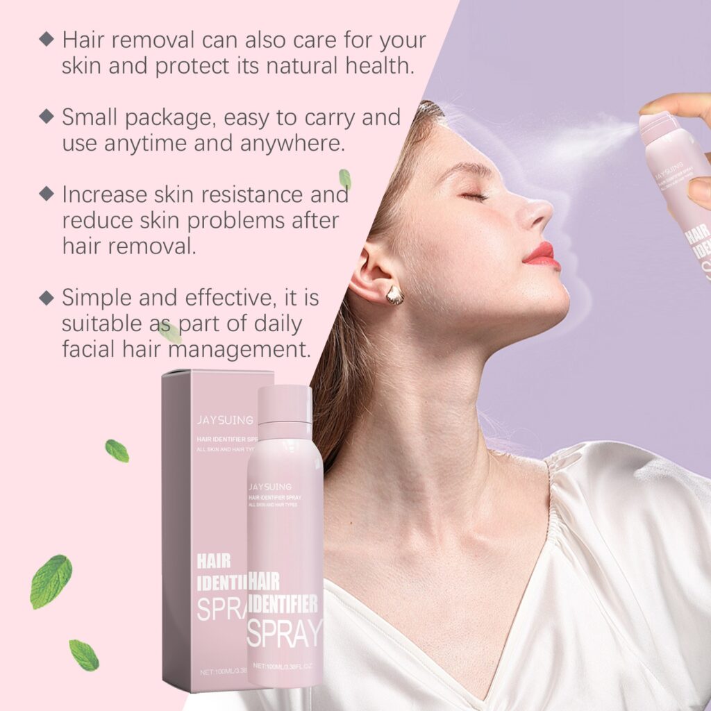 Hair Identifier Spray Set For Face Shaving Moisturizing Dermaplaner Spray For Face Shaving Skin Care