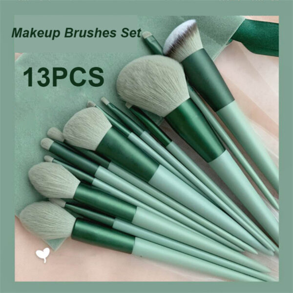 13Pcs Makeup Brush Set Make Up Concealer Brush Blush Powder Brush Eye Shadow Highlighter Foundation Brush Cosmetic Beauty Tools - Image 21
