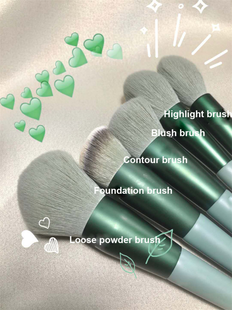 13Pcs Makeup Brush Set Make Up Concealer Brush Blush Powder Brush Eye Shadow Highlighter Foundation Brush Cosmetic Beauty Tools - Image 20
