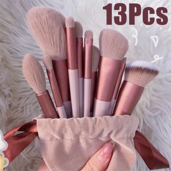 13Pcs Makeup Brush Set Make Up Concealer Brush Blush Powder Brush Eye Shadow Highlighter Foundation Brush Cosmetic Beauty Tools - Image 15