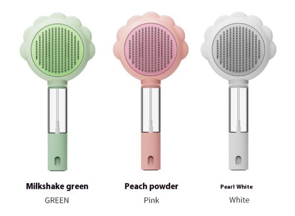 2 In 1 Self Cleaning Dog Brush Comb With Spray Pets Grooming Hair Remover Combs Brush Floating Hair Pet Grooming Brush Pet Products - Image 11