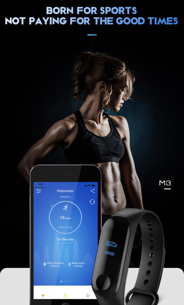 Compatible With , Smart Bracelet Heart Rate And Blood Pressure Exercise Meter Step Information Push Smart Reminder Color Bracelet