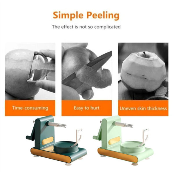 Hand-cranked Multifunctional  Peeler Machine Home Peeler Cutter Kitchen Slicer Tools With Gadgets Fruit  Corer Kitchen Gadgets - Image 21